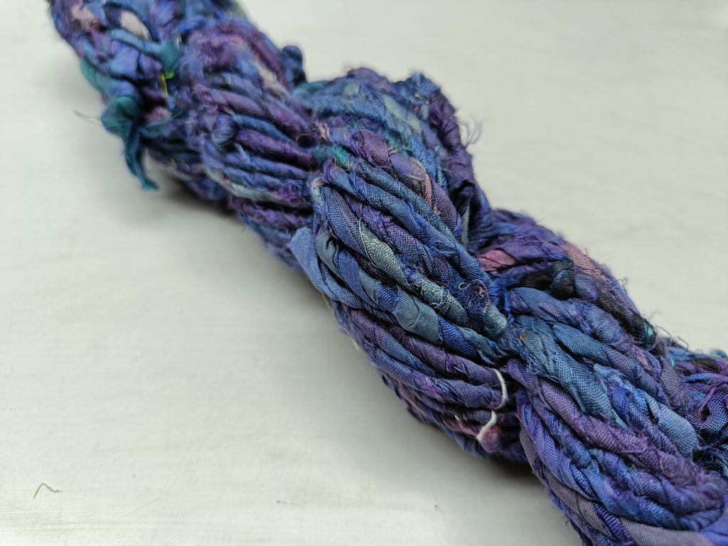 Twisted Ribbons Blue Twisted Silk Ribbon for crafts - Blue Pastel – Silk-RouteIndia