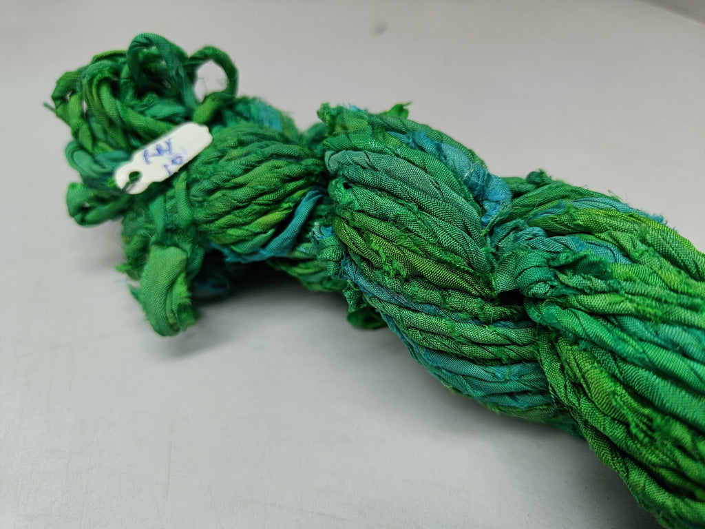Recycled Sari Silk Twisted Ribbon, Premium Twisted Ribbon, Recycled Ribbon, Recycled Sari Ribbon -  SilkRouteIndia