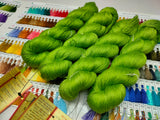 Mulberry Silk Yarn 600M in 100Gram Sap Green