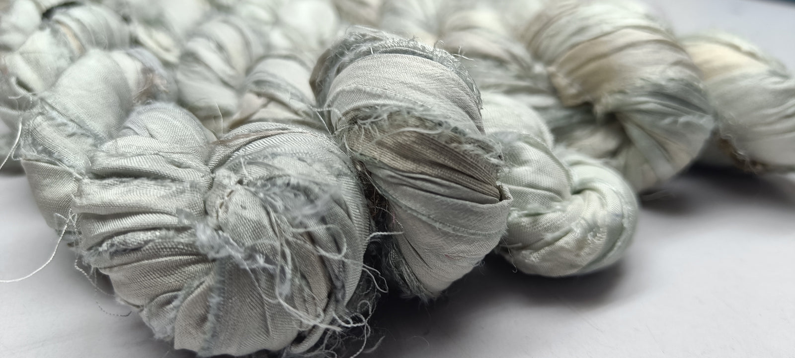 Recycled Sari Silk Ribbon - Recycled Yarn - Recycled Ribbon