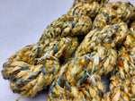 Recycled Sari Silk Ribbon Braided - ButterScotch