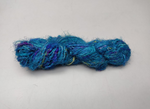 Recycled Sari Silk Yarn-Ocean Blue