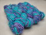 Recycled Sari Silk Yarn-Purple Haze