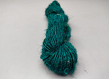 Recycled Sari Silk Yarn-TEAL