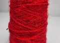Recycled Sari Silk Yarn Prime Cone - Blood
