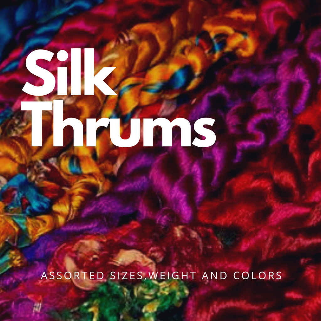 Colorful Sari Silk Thrums
