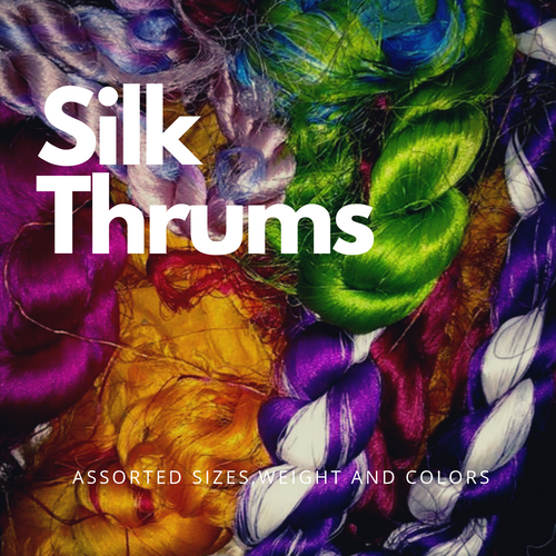 Colorful Sari Silk Thrums