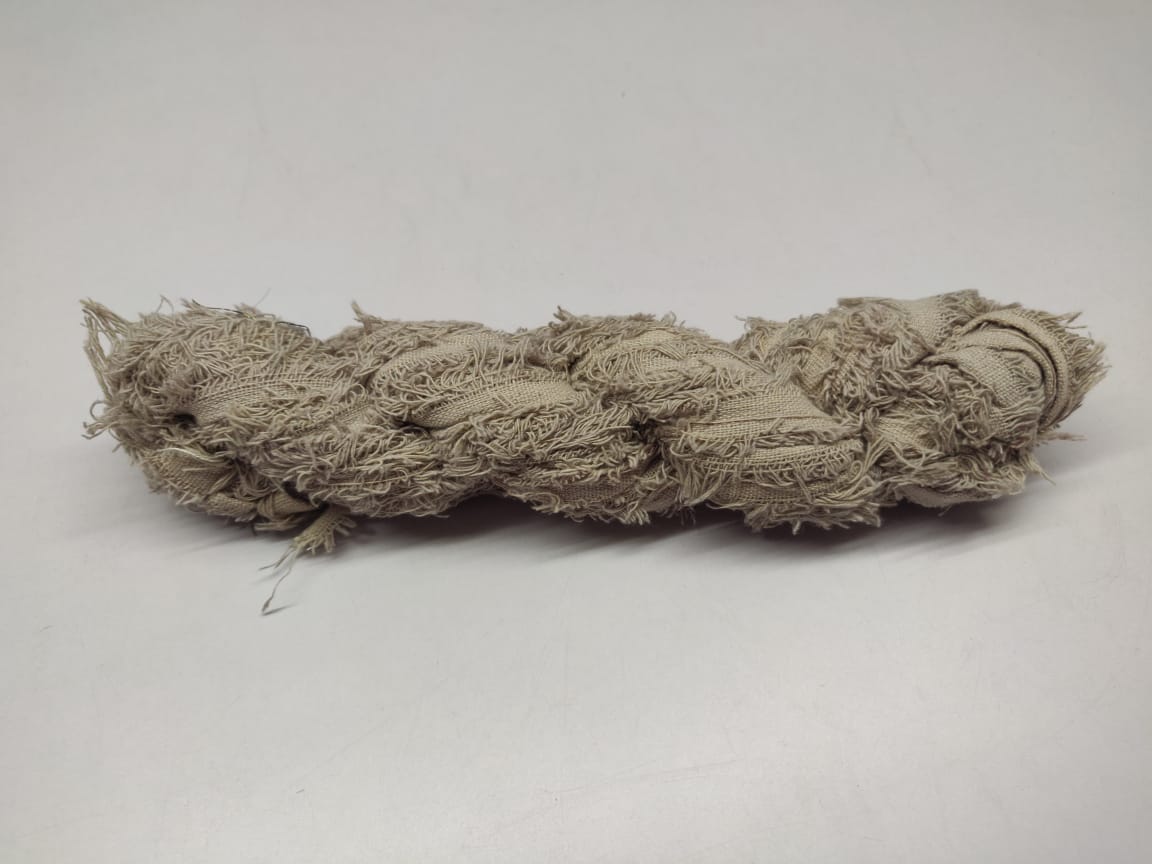 Cotton Frizz Ribbon - Smoky Brown