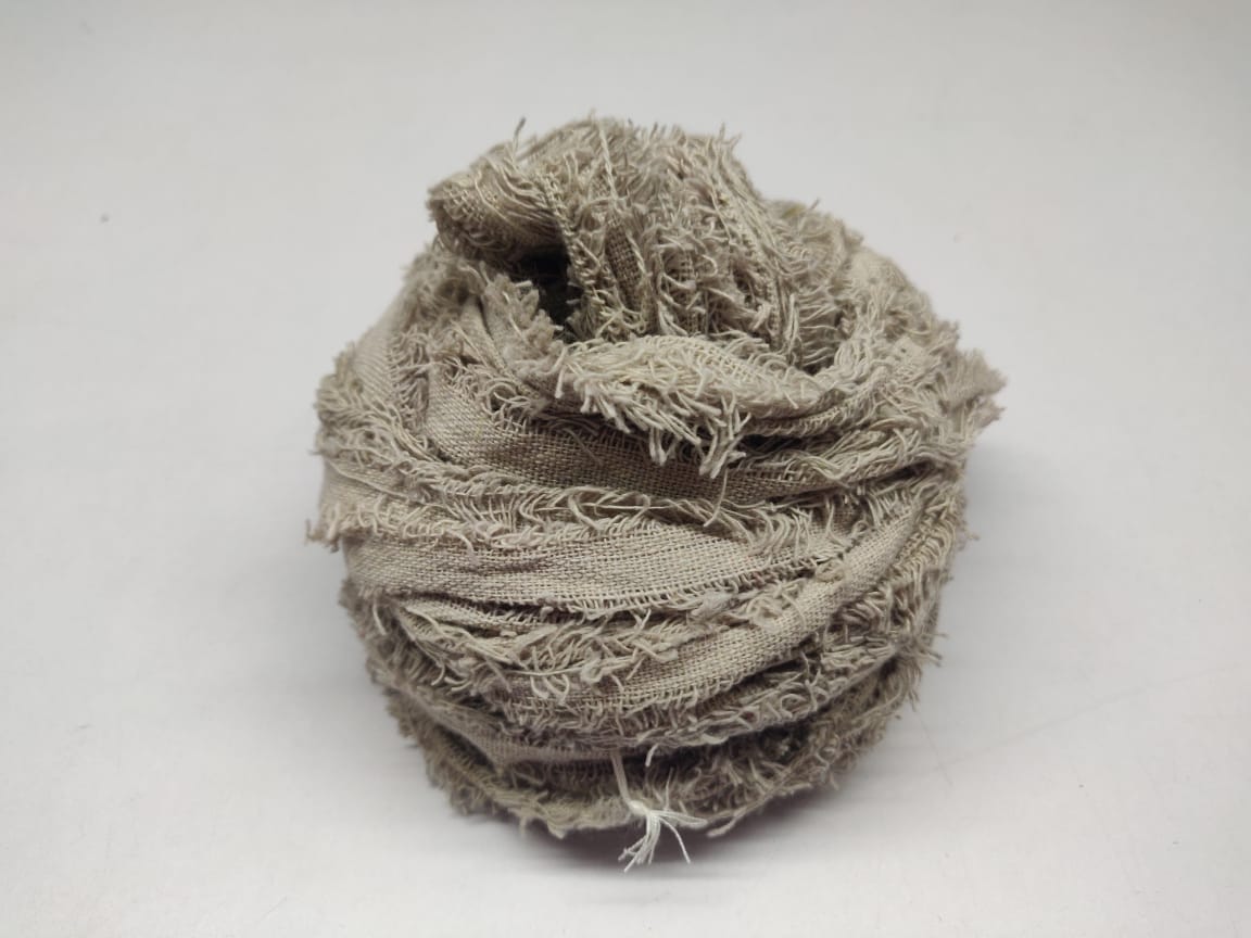 Cotton Frizz Ribbon - Smoky Brown