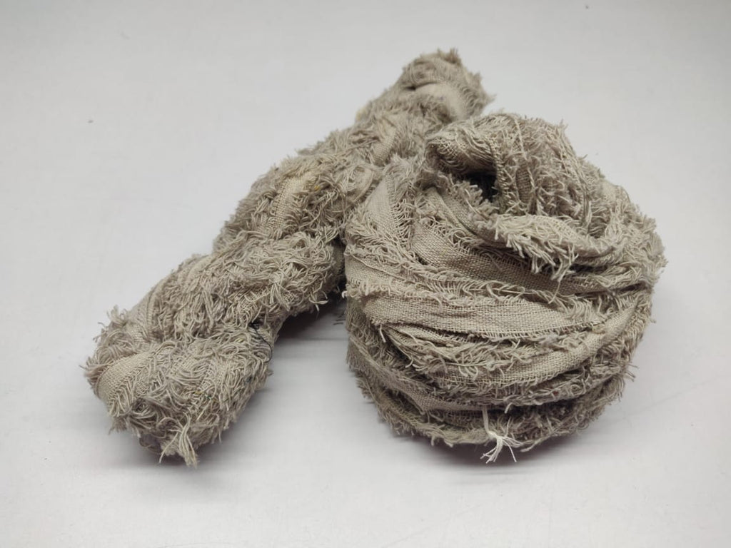 Cotton Frizz Ribbon - Smoky Brown