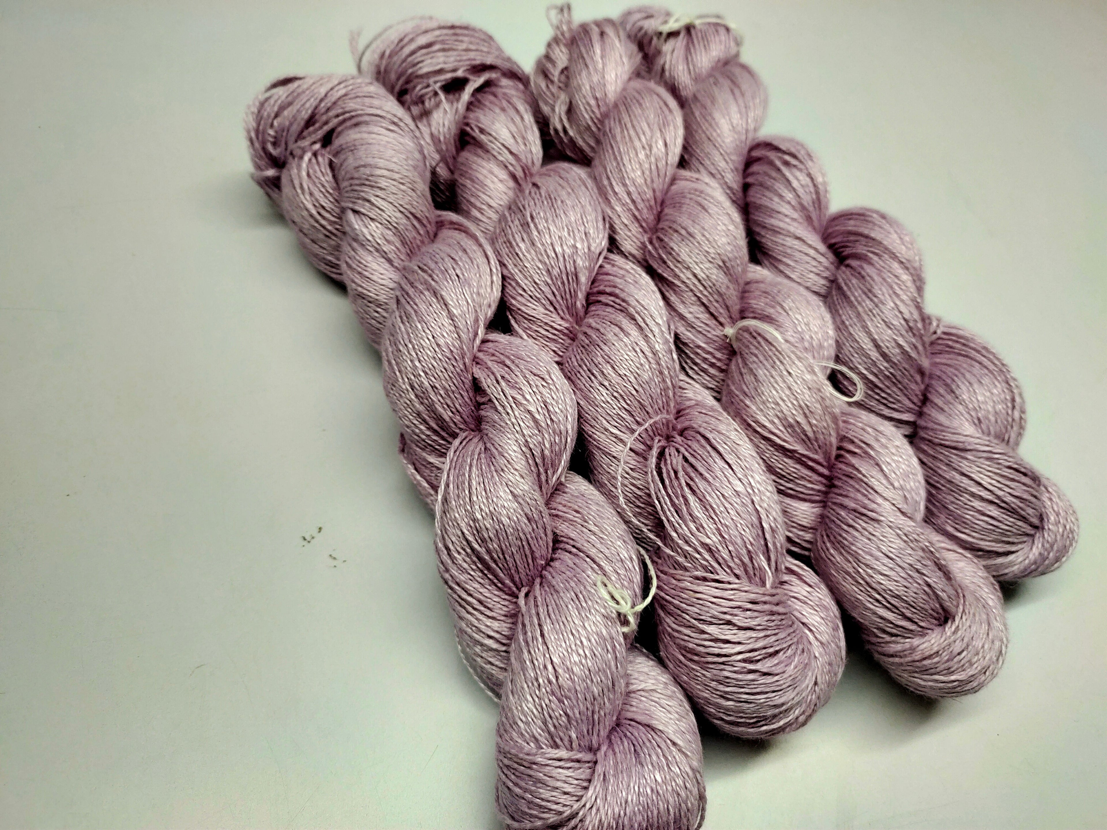 Linen Yarn - sportweight Yarn - 2 PLY yarn - SilkRouteIndia