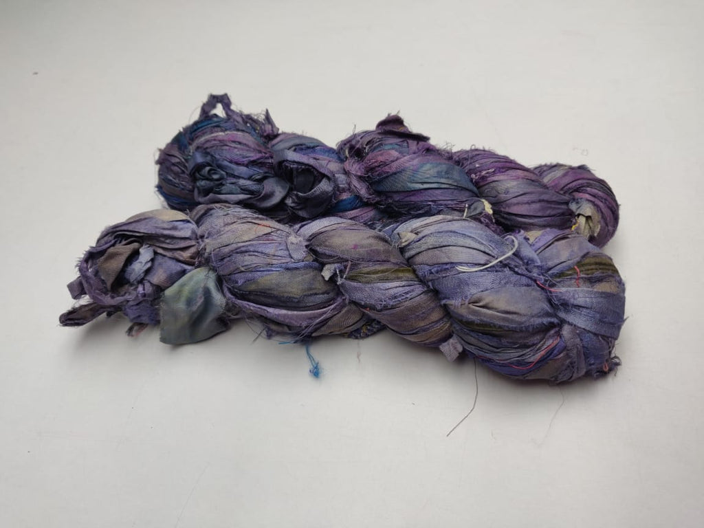 Recycled Sari SilK yarn, Recycled Sari Silk Ribbon, Recycled Sari yarn, Recycled Silk Ribbon,upcycled ribbon, upcycled yarn, Himalaya Silk Yarn, Recycle Sari silk,	Recycle Silk,	Yarn for Knitting,	Knitting Yarn,	Crochet Yarn,	handcrafted yarn,	recycle sari yarn,	Sari Silk Yarn, reused ribbon, recycled ribbon