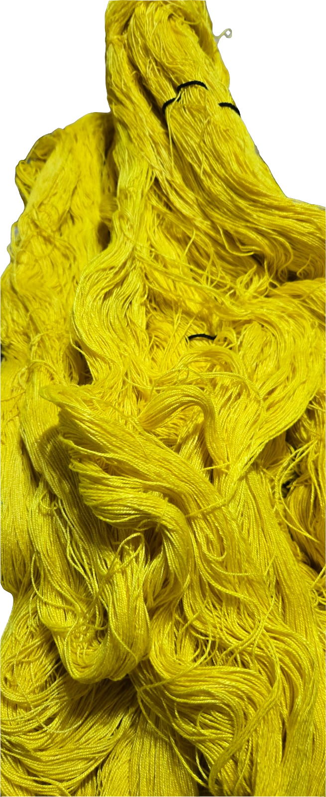 Mulberry Silk Yarn 600M in 100Gram Lemon Yellow