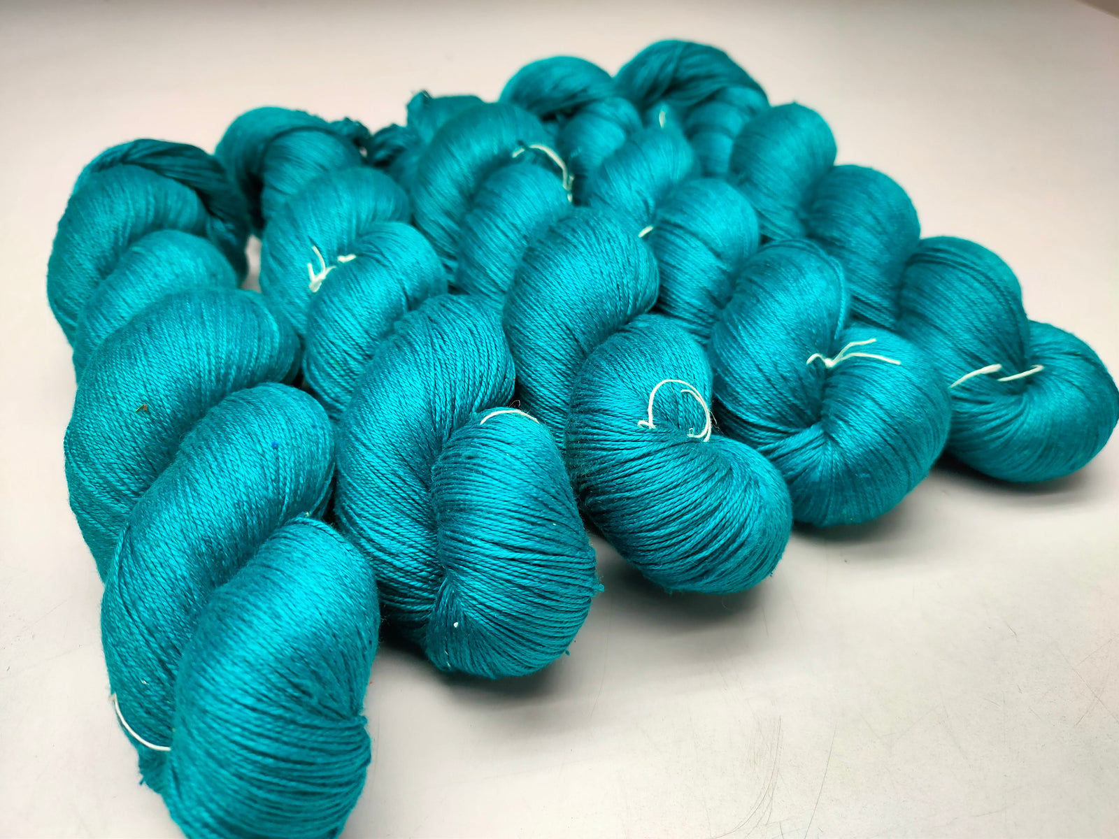 Mulberry Silk Yarn - 600M/100Gr. - Torquoise