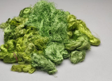 Banana Yarn Fiber have a similar appearance as Recycled Yarn Fibre, the difference being the viscose rayon fiber content in Banana Fibre.