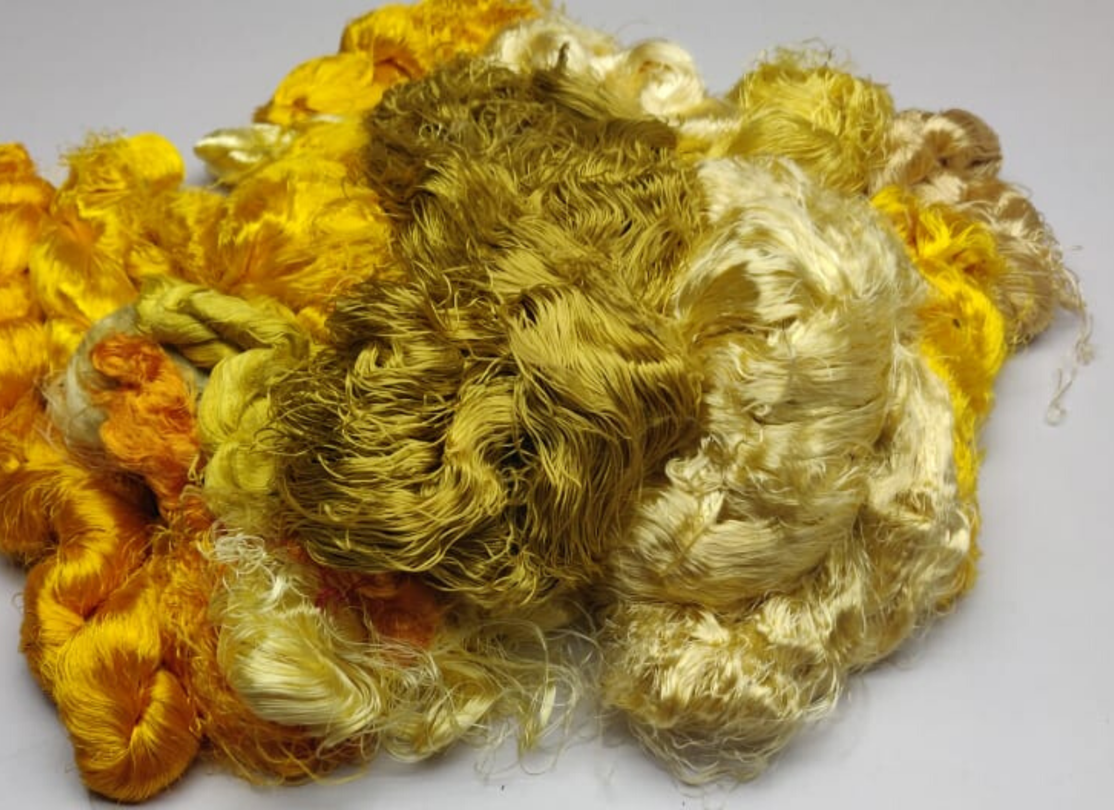 Banana Yarn Fiber - Yellow - SilkRouteIndia
