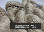 Mulberry Silk Yarn - 600M/100Gram - Lion - SilkRouteIndia