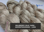 Mulberry Silk Yarn - 600M/100Gram - Lion - SilkRouteIndia
