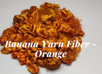 Banana Yarn Fiber Orange - SilkRouteIndia
