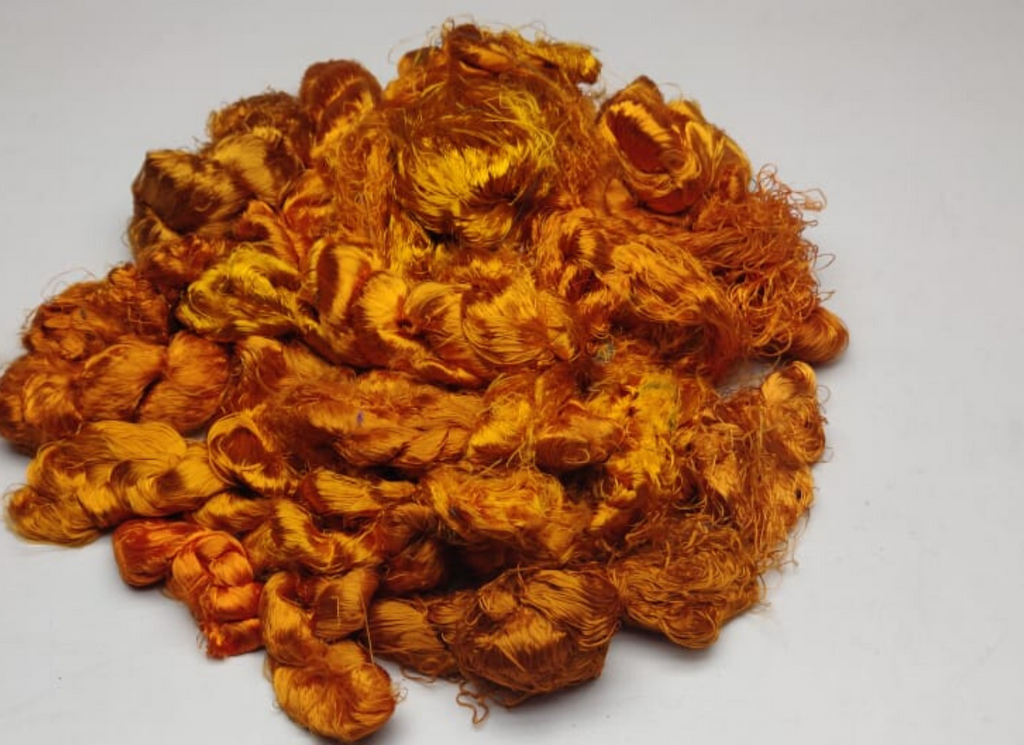 Banana Yarn Fiber Orange - SilkRouteIndia