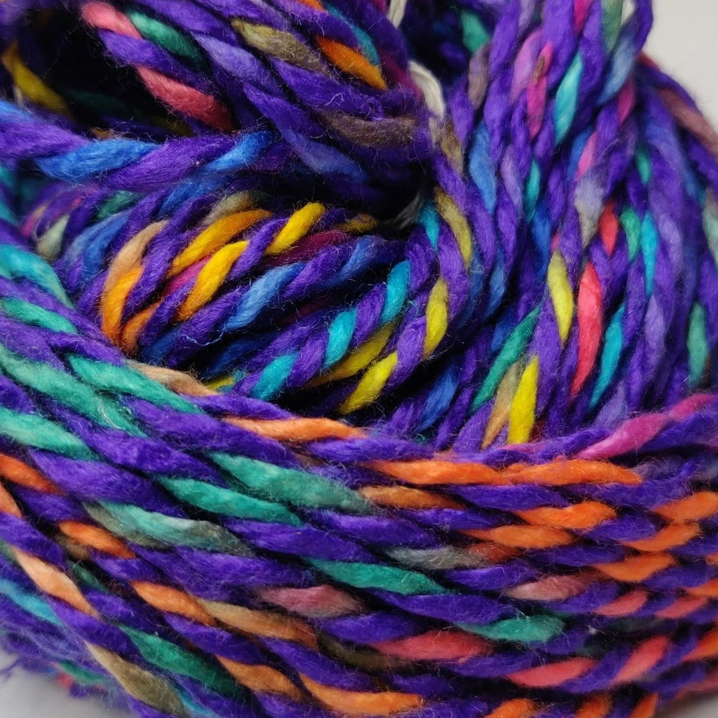 Candy Silk Yarn - Eggplant - SilkRouteIndia