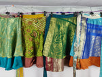 Recycles Indian Sari wrap Skirt | Combo Pack - SilkRouteIndia