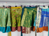 Recycles Indian Sari wrap Skirt | Combo Pack - SilkRouteIndia