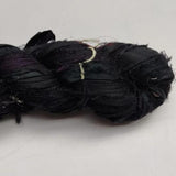 Recycled Sari Silk Ribbon - Jet Black - SilkRouteIndia