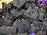 Fat Quarter - Black - SilkRouteIndia The perfect Fat Quarter for your next quilting, Cushion, Bedsheet or patchwork assignment. These fabric squares are handmade from Recycle Sari Silk, by the artisans in our co-ops in India.