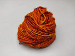 Recycled Sari Silk Yarn- Orange - SilkRouteIndia