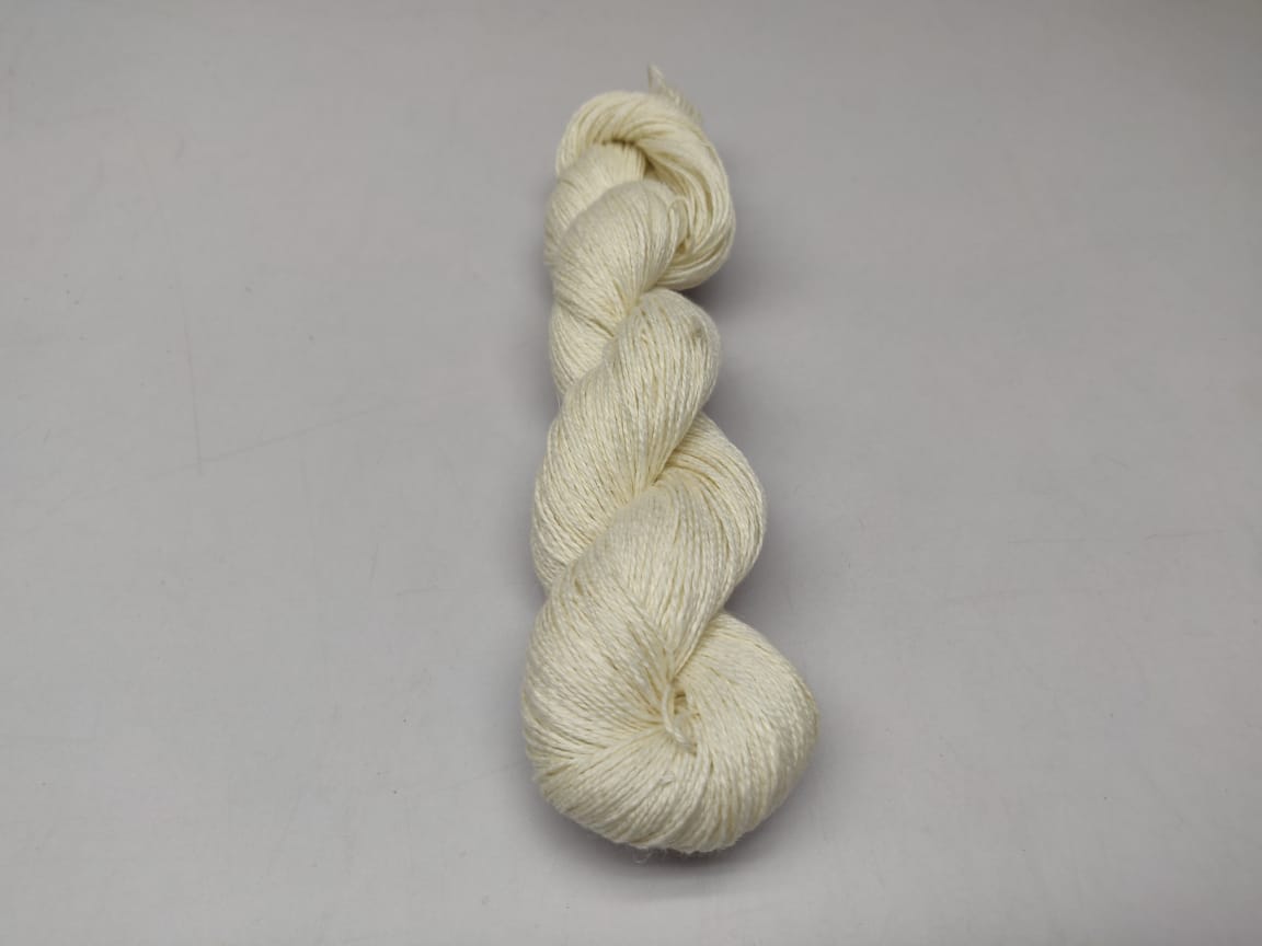 Linen Sportweight 2P Yarn - Natural/Undyed - SilkRouteIndia