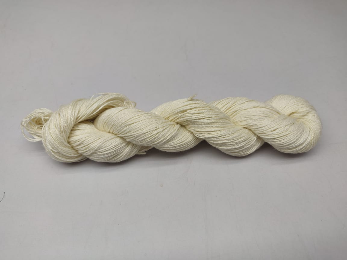 Linen Sportweight 2P Yarn - Natural/Undyed - SilkRouteIndia