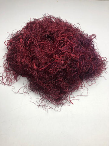 Banana Yarn Fiber - Hot Red - SilkRouteIndia