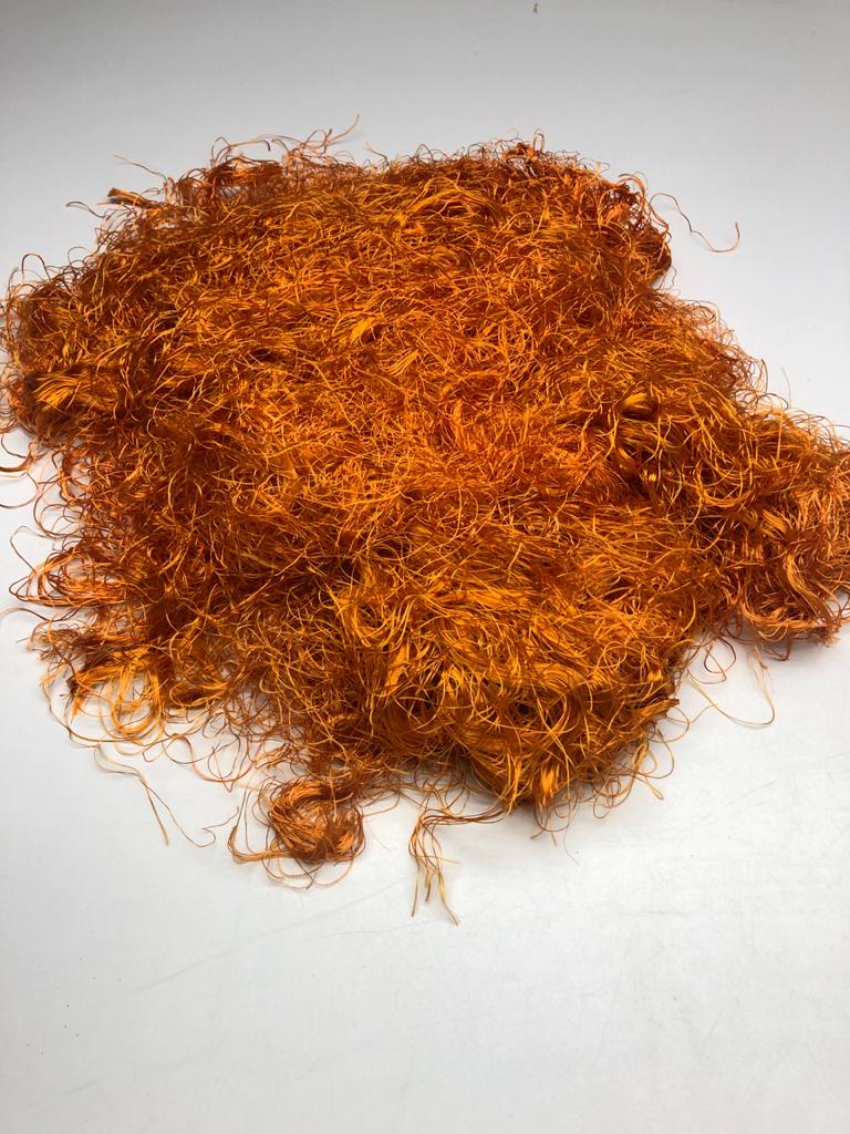 Banana Yarn Fiber Orange - SilkRouteIndia
