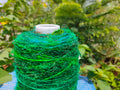 Recycle Sari silk Yarn Prime - Green that is available in multitude of colors, and being premium, you get extra length of yarn in the same weight. We fabricate Sari Silk Yarn from the bi-product of sari and silk production units. The Yarn, available with us, is hand spun into bright hanks which is suitable for number of Handicrafts applications. Sari Silk yarn comes with various fiber mixes that also happens to help people and the planet.