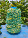 Recycled Sari Silk Yarn Prime - Yellow Forest - SilkRouteIndia