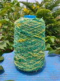 Recycled Sari Silk Yarn Prime - Yellow Forest - SilkRouteIndia