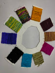 Sari Silk Yarn Prime-10 Colors of 20 Yards - SilkRouteIndia