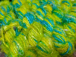 Recycled Sari Silk Yarn - Lemon Blue - SilkRouteIndia