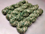 Mulberry Yarn Short Fiber - Forest Haze - SilkRouteIndia