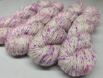 Mulberry Yarn Short Fiber - Tulip Garden - SilkRouteIndia