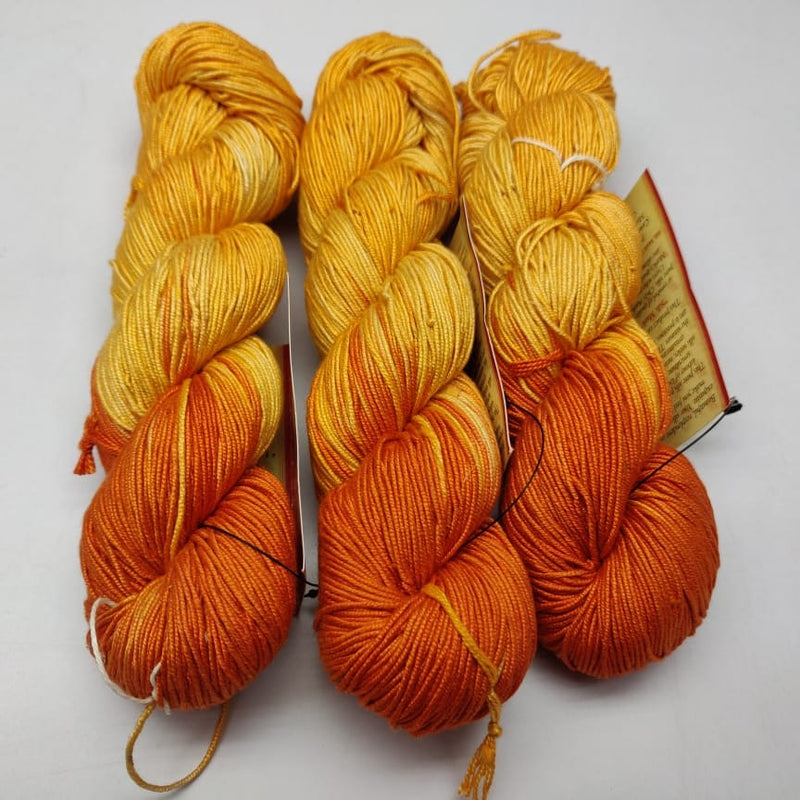 Mulberry Yarn 250M/100gr - Sunrise Orange