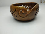 Yarn Bowl Rosewood and Pointed Needle - SilkRouteIndia