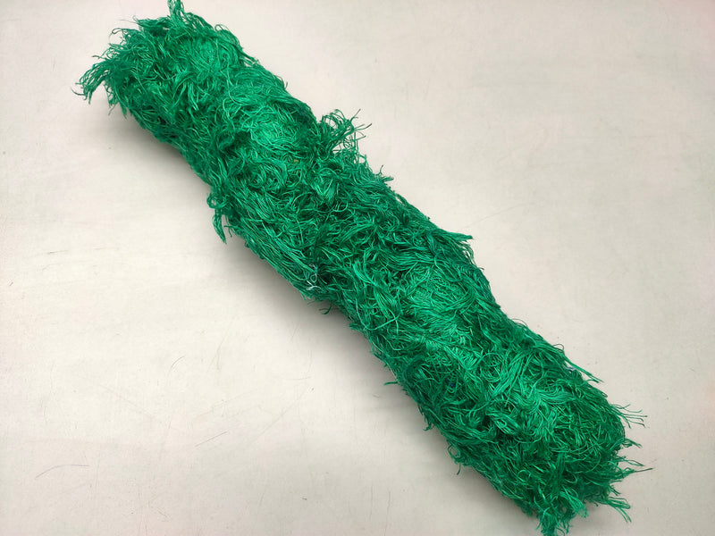 Linen Fuzzy Ribbon - Forest