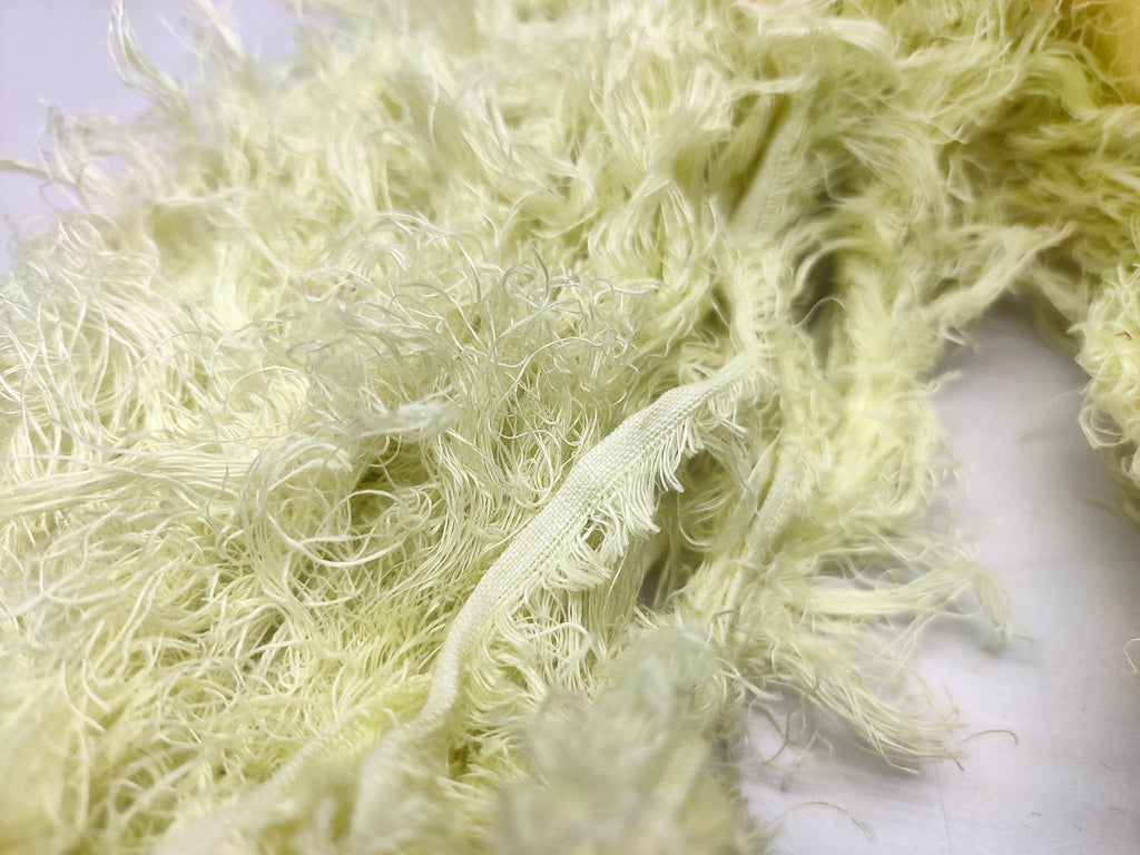 Linen Fuzzy Ribbon - Pista - SilkRouteIndia