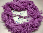 Linen Fuzzy Ribbon - Purple - SilkRouteIndia