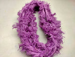 Linen Fuzzy Ribbon - Purple - SilkRouteIndia