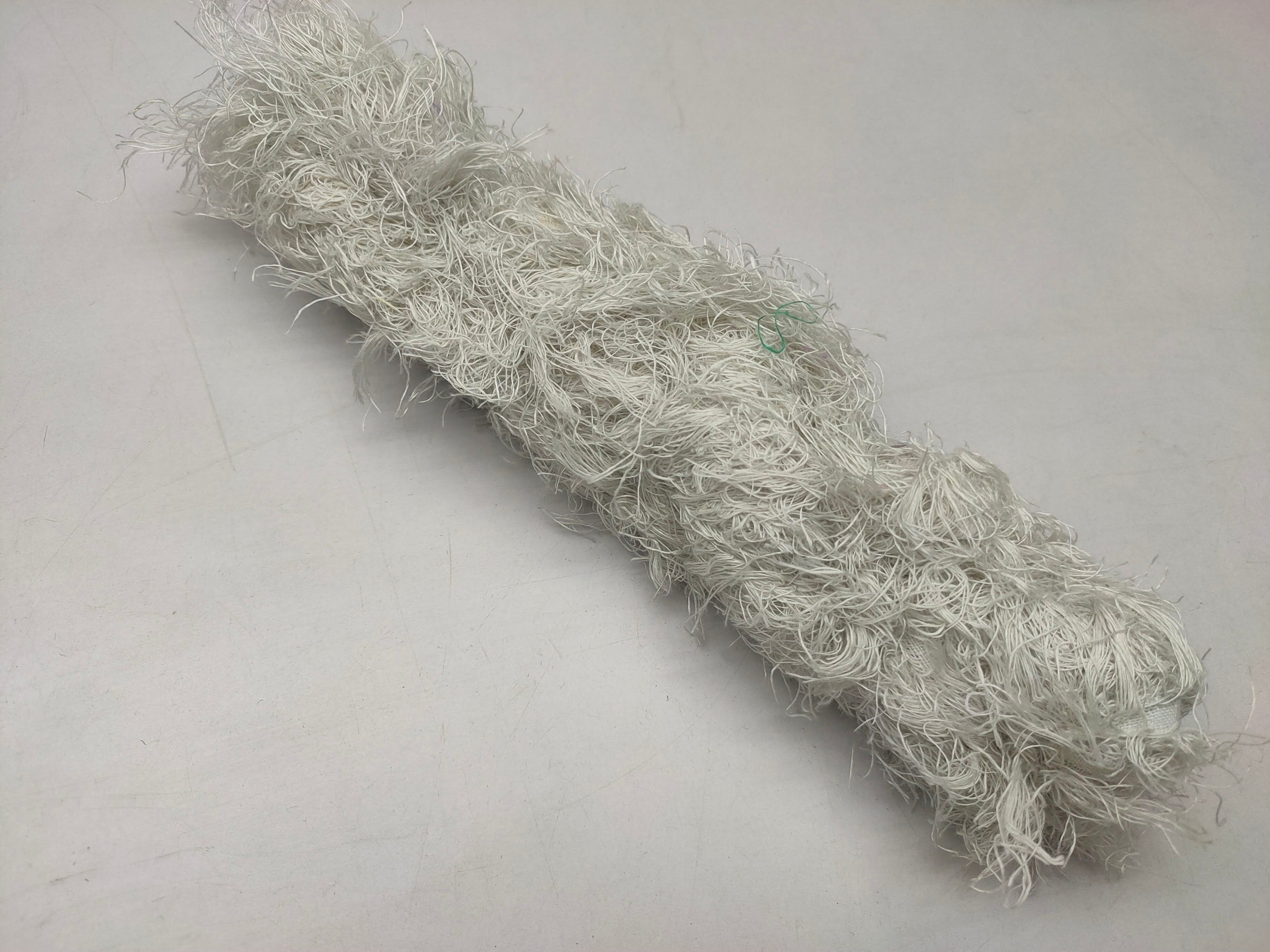 Linen Fuzzy Ribbon - Smoke - SilkRouteIndia