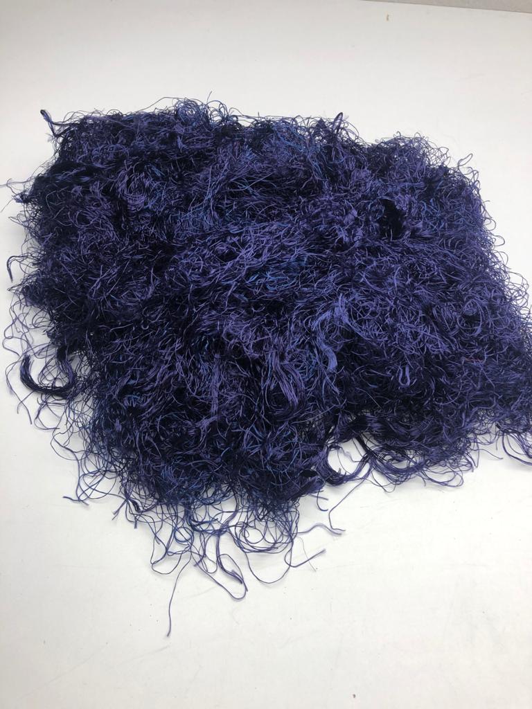 Banana Yarn Fiber - Navy Blue - SilkRouteIndia