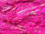 Sari Silk Waste Batts - Fuchsia - SilkRouteIndia